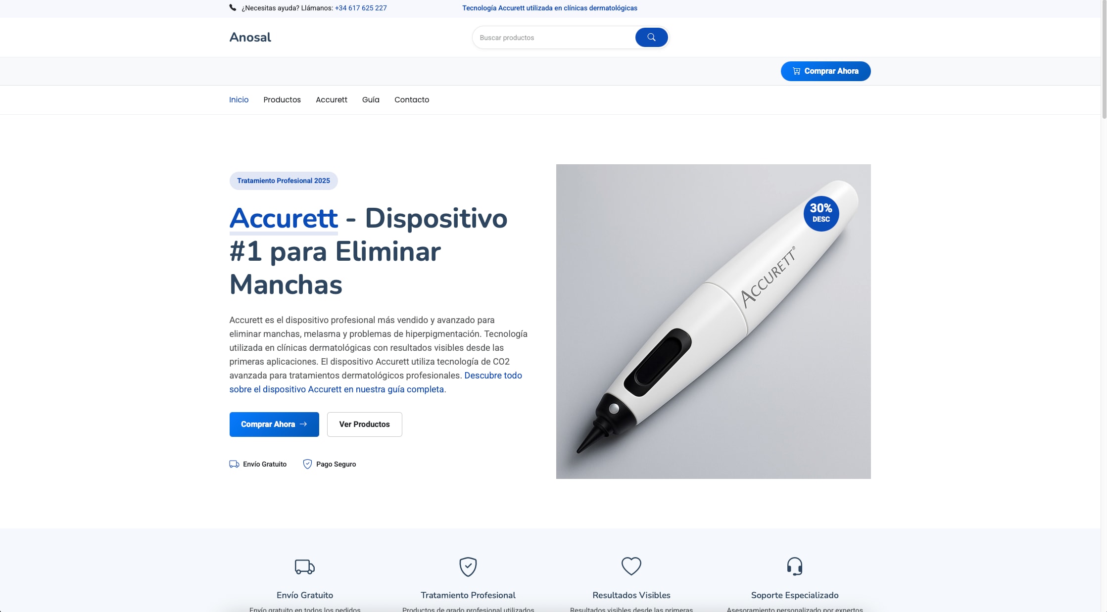 Skincare eCommerce Website
Anosal