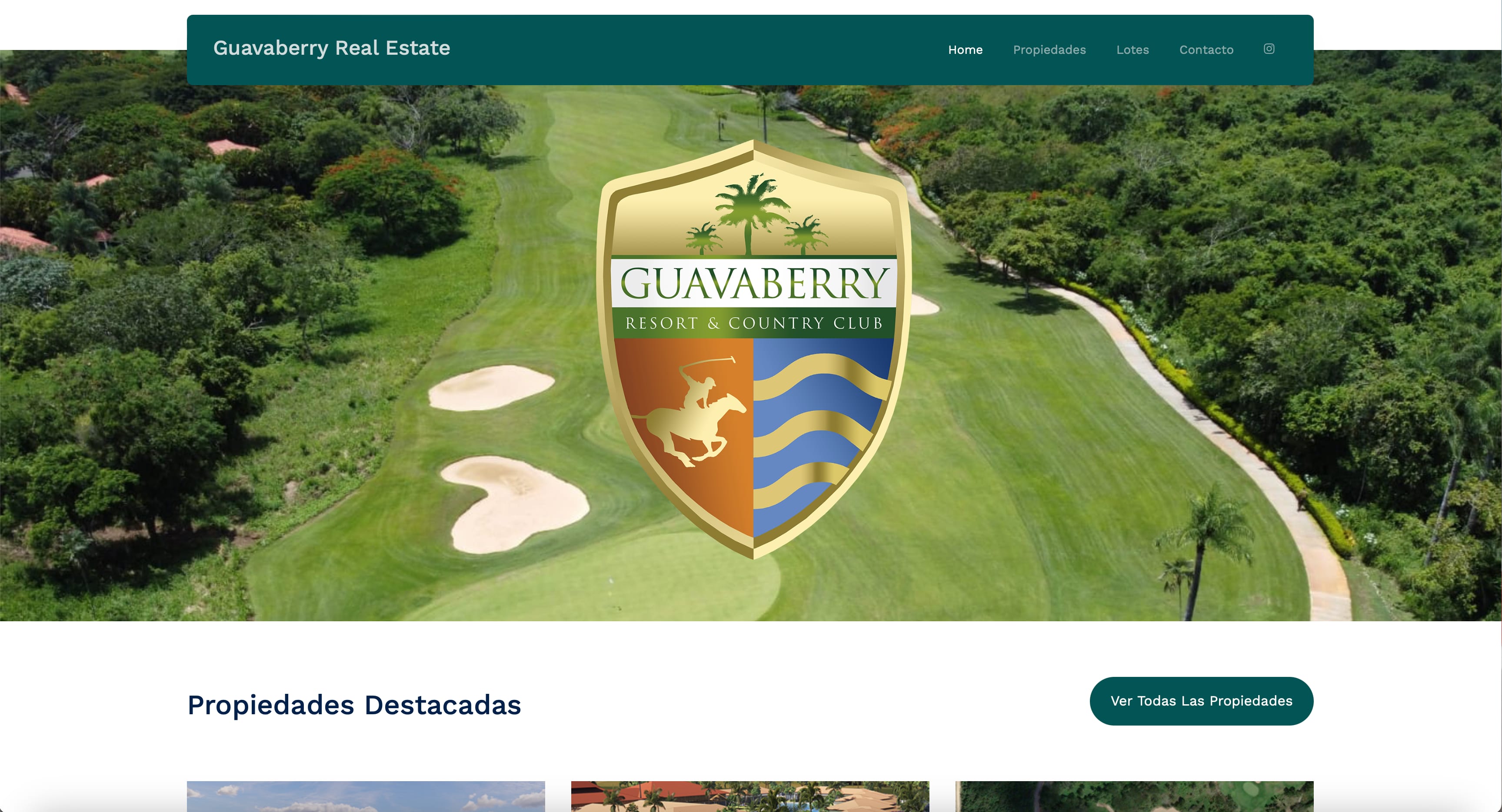 Real Estate Website
Guavaberry Sales